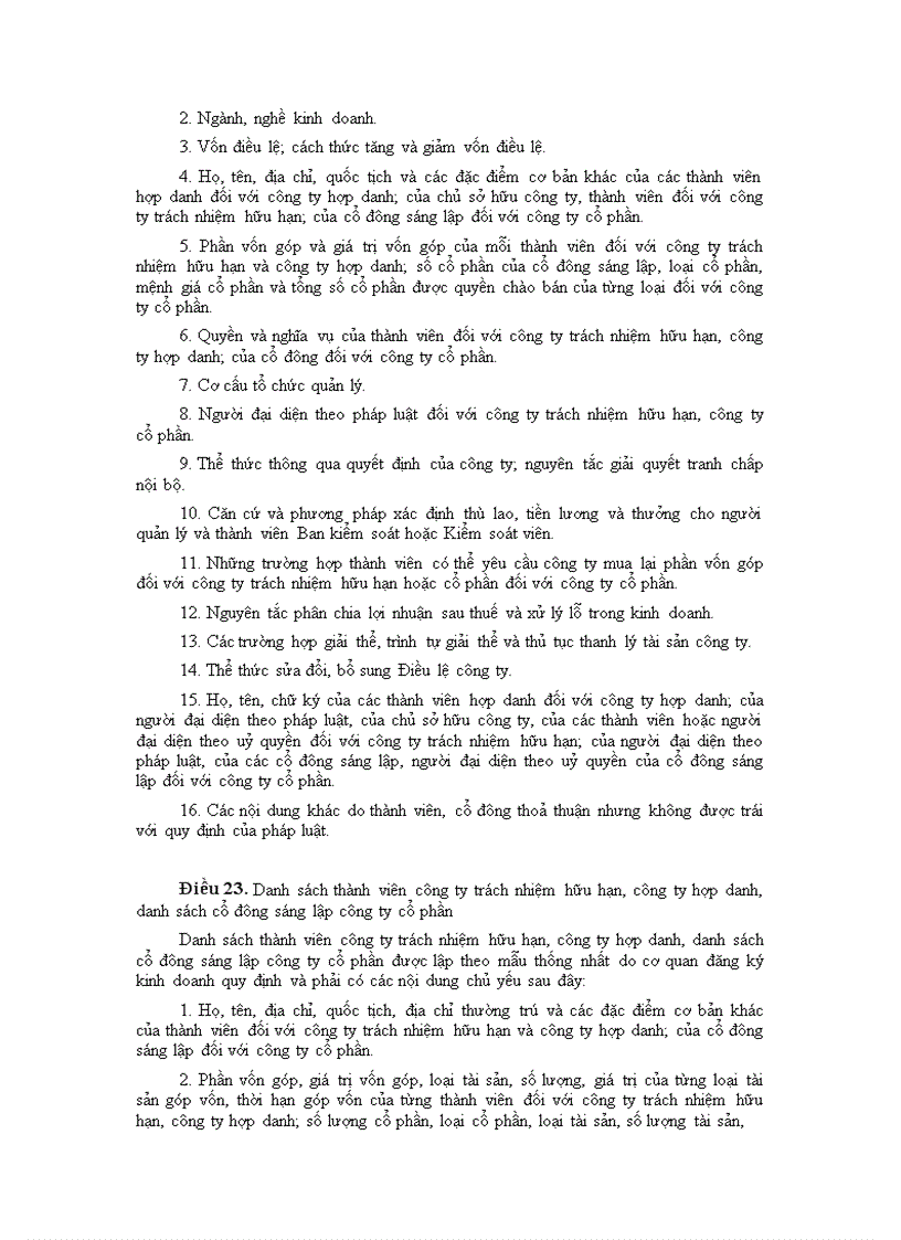 image for page Luật doanh nghiệp của quốc hội nước cộng hòa xã hội chủ nghĩa việt nam số 60/2005/qh11 ngày 29 tháng 11 năm 2005