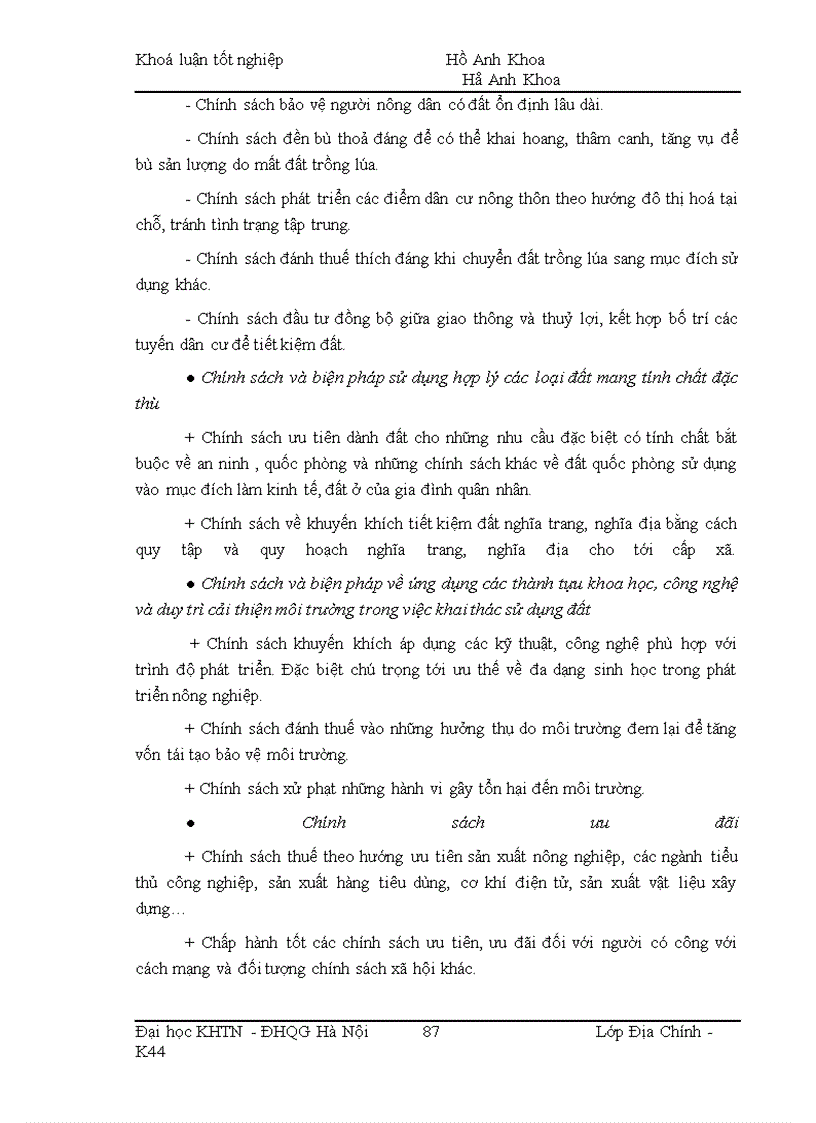 image for page Quy hoạch sử dụng đất đai ở huyện Hưng Nguyên tỉnh Nghệ An giai đoạn 2002 - 2012