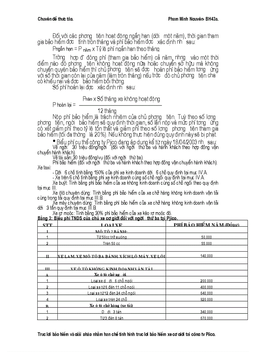 image for page Một số kiến nghị nhằm hạn chế tình hình trục lợi bảo hiểm xe cơ giới tại Công ty Pjico