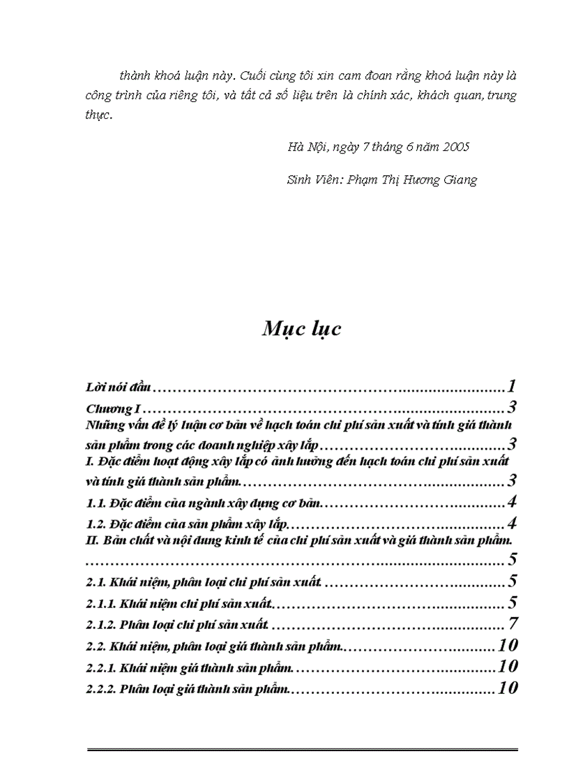 image for page Hoàn thiện hạch toán chi phí sản xuất và tính giá thành sản phẩm xây lắp tại Công ty Lắp máy & Xây dựng số 10