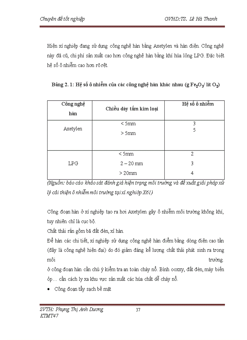 image for page Cơ hội và khả năng áp dụng ISO 14001 tại các doanh nghiệp Việt Nam. Trường hợp xí nghiệp X61 – Sơn Tây – Hà Nội