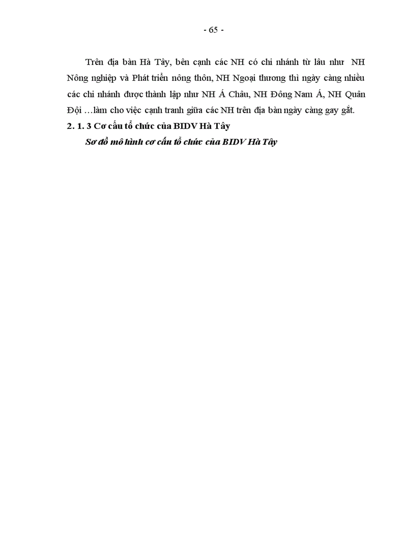 image for page Giải pháp nhằm nâng cao hiệu quả huy động vốn tại ngân hàng Đầu tư và Phát triển Hà Tây