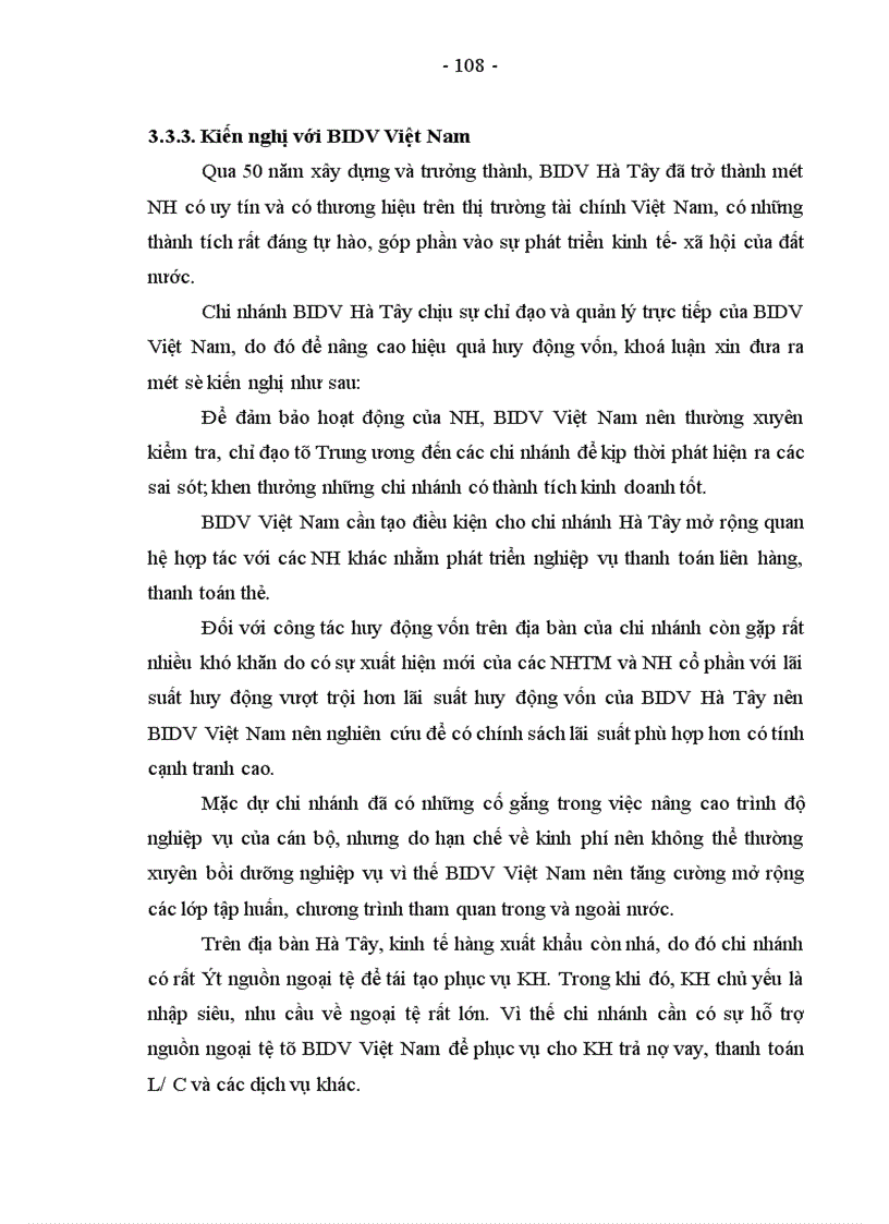 image for page Giải pháp nhằm nâng cao hiệu quả huy động vốn tại ngân hàng Đầu tư và Phát triển Hà Tây
