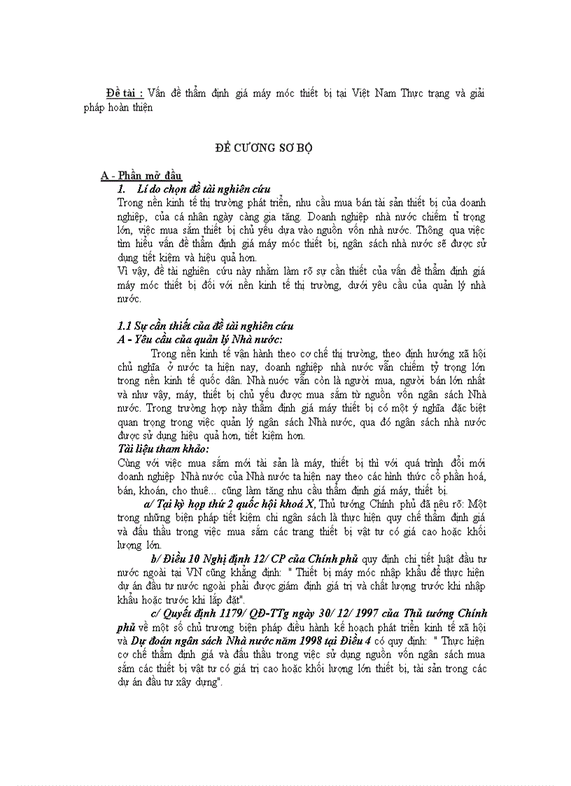 image for page Vấn đề thẩm định giá máy móc thiết bị tại Việt Nam Thực trạng và giải pháp hoàn thiện