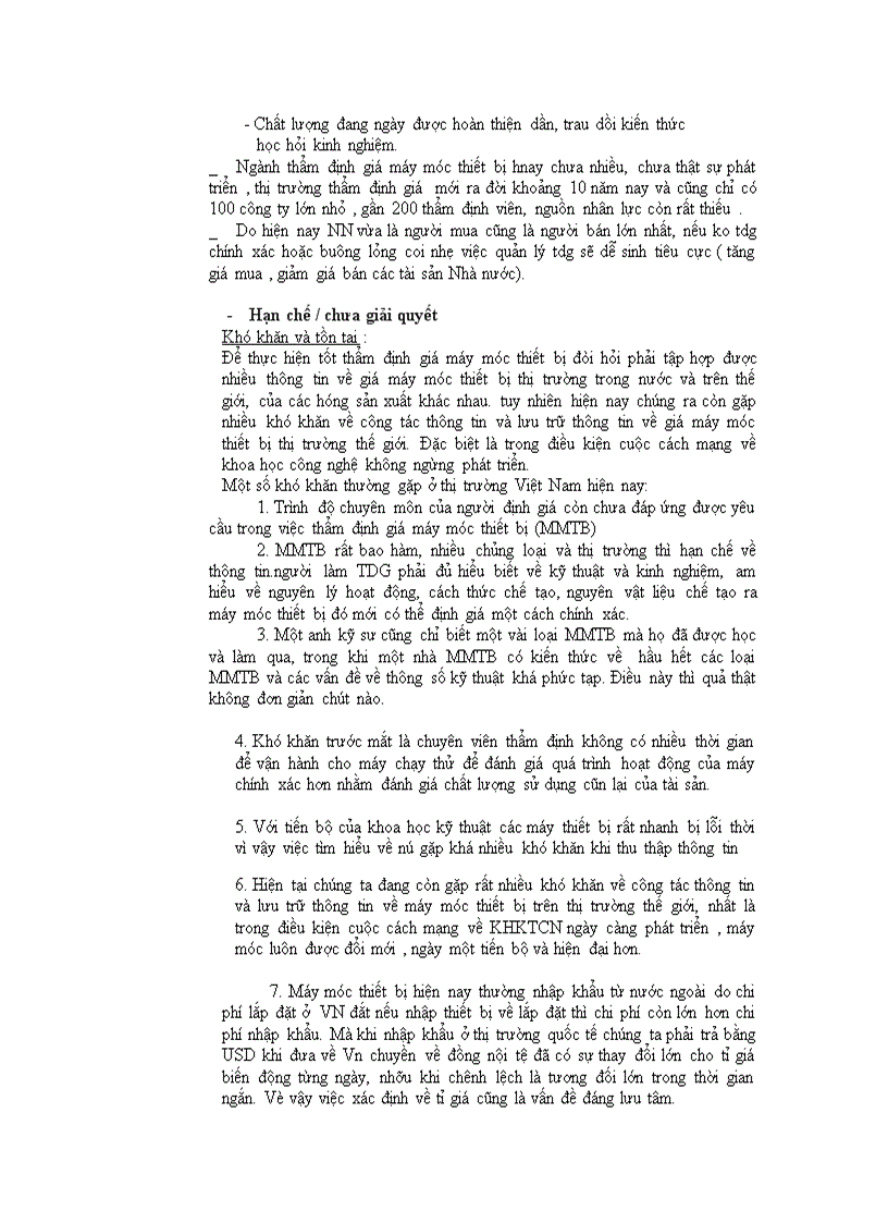 image for page Vấn đề thẩm định giá máy móc thiết bị tại Việt Nam Thực trạng và giải pháp hoàn thiện