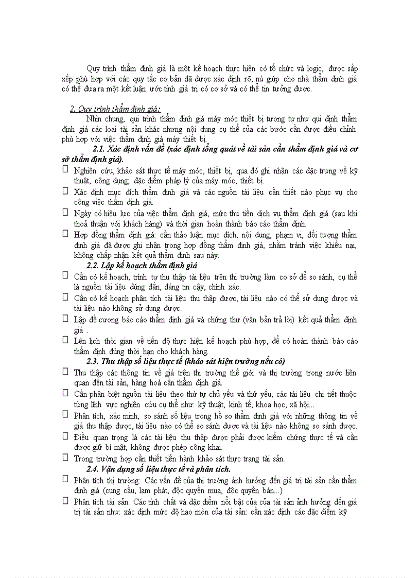 image for page Vấn đề thẩm định giá máy móc thiết bị tại Việt Nam Thực trạng và giải pháp hoàn thiện
