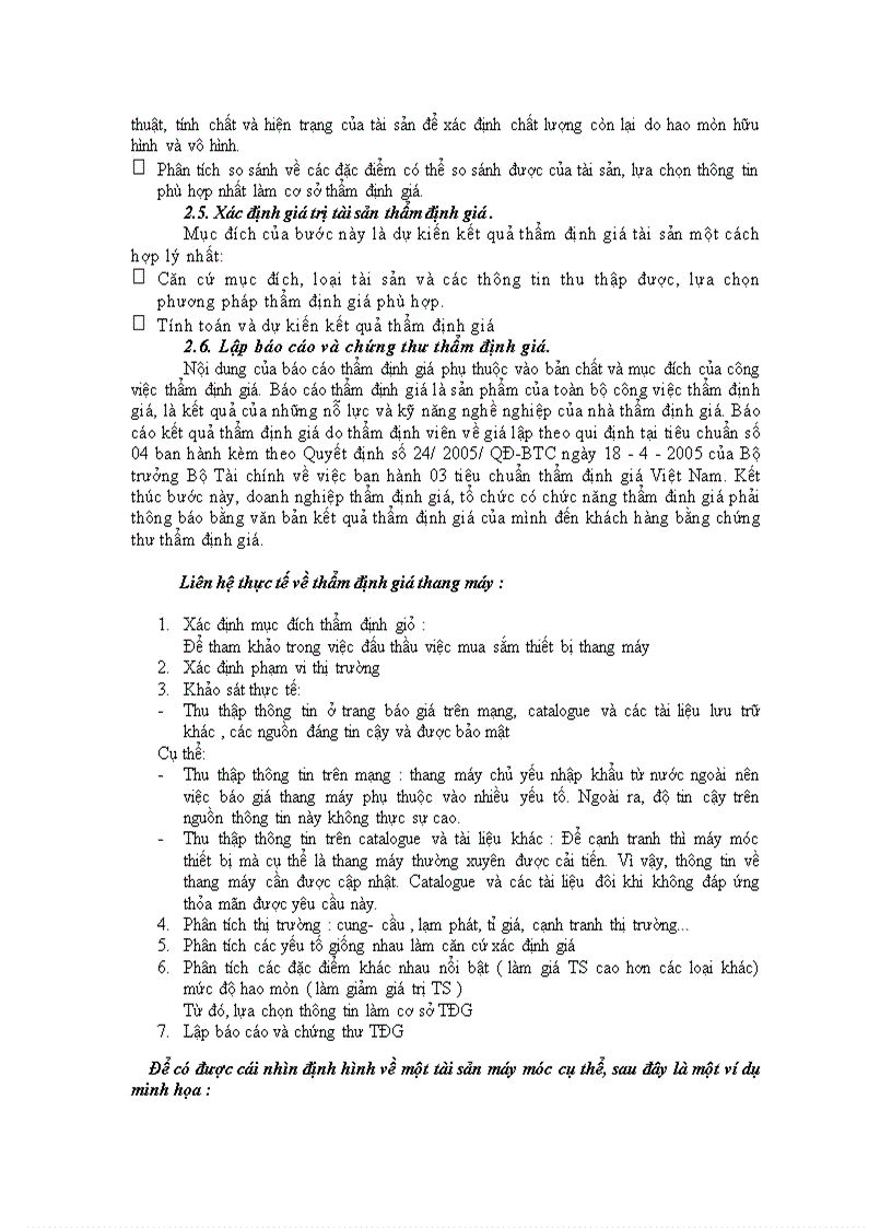 image for page Vấn đề thẩm định giá máy móc thiết bị tại Việt Nam Thực trạng và giải pháp hoàn thiện