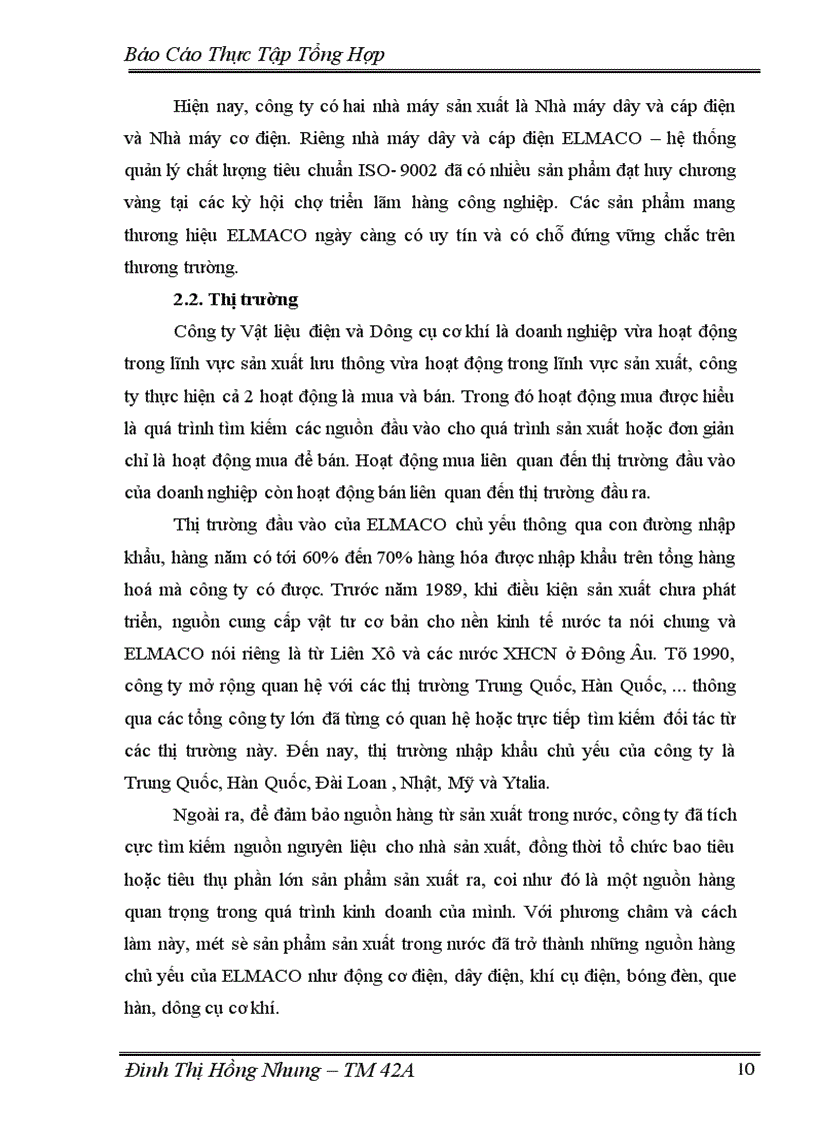 image for page Thực Tập Tổng Hợp tại Công ty Vật liệu điện và Dụng cụ cơ khí