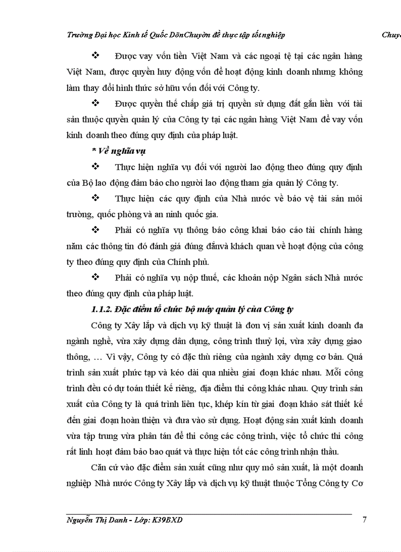 image for page Tổ chức kế toán nguyên liệu, vật liệu ở Công ty Xây lắp và dịch vụ kỹ thuật