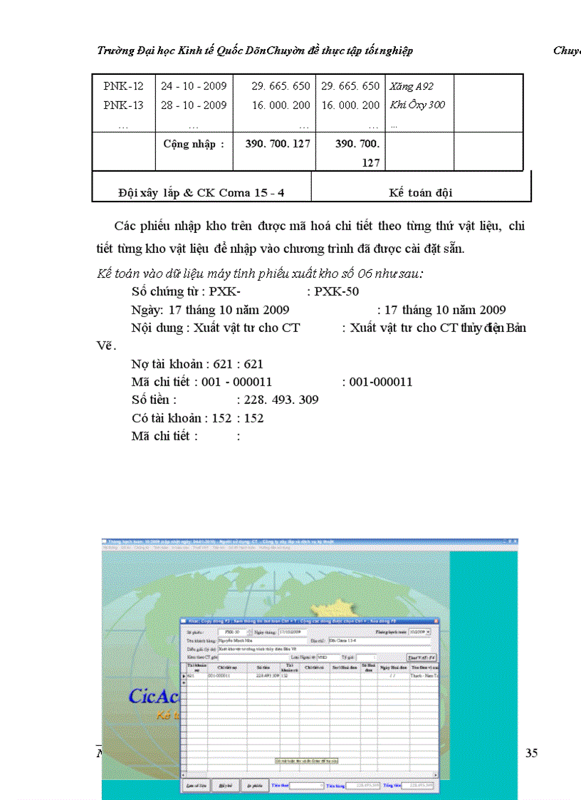 image for page Tổ chức kế toán nguyên liệu, vật liệu ở Công ty Xây lắp và dịch vụ kỹ thuật