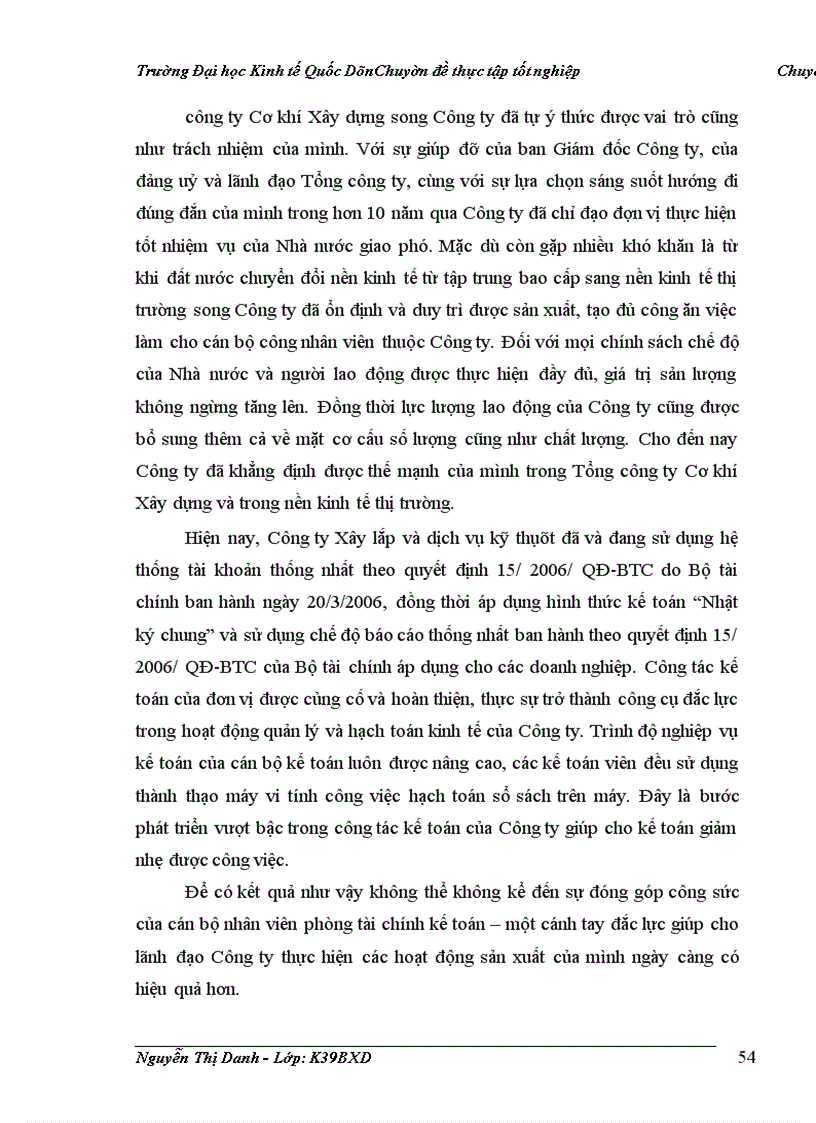 image for page Tổ chức kế toán nguyên liệu, vật liệu ở Công ty Xây lắp và dịch vụ kỹ thuật