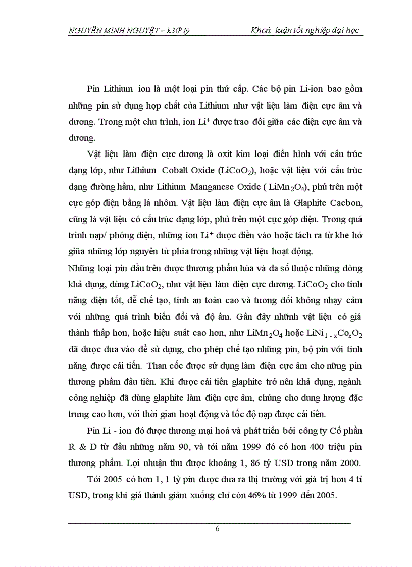 image for page Tìm hiểu tổng quan về pin Lithium ion