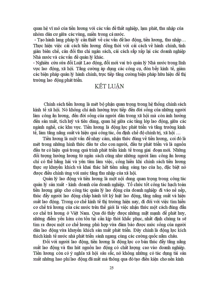 image for page Thực trạng và giải pháp hoàn thiện chế độ tiền lương, phương pháp tính và hạch toán tiền lương, các khoản trích theo lương trong các doanh nghiệp