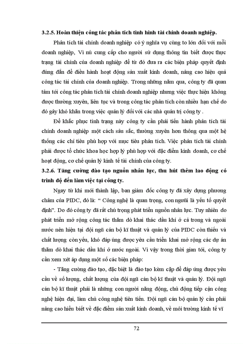 image for page Giải pháp hoàn thiện phân tích tài chính doanh nghiệp tại Công ty Đầu tư và Phát triển Dầu khí