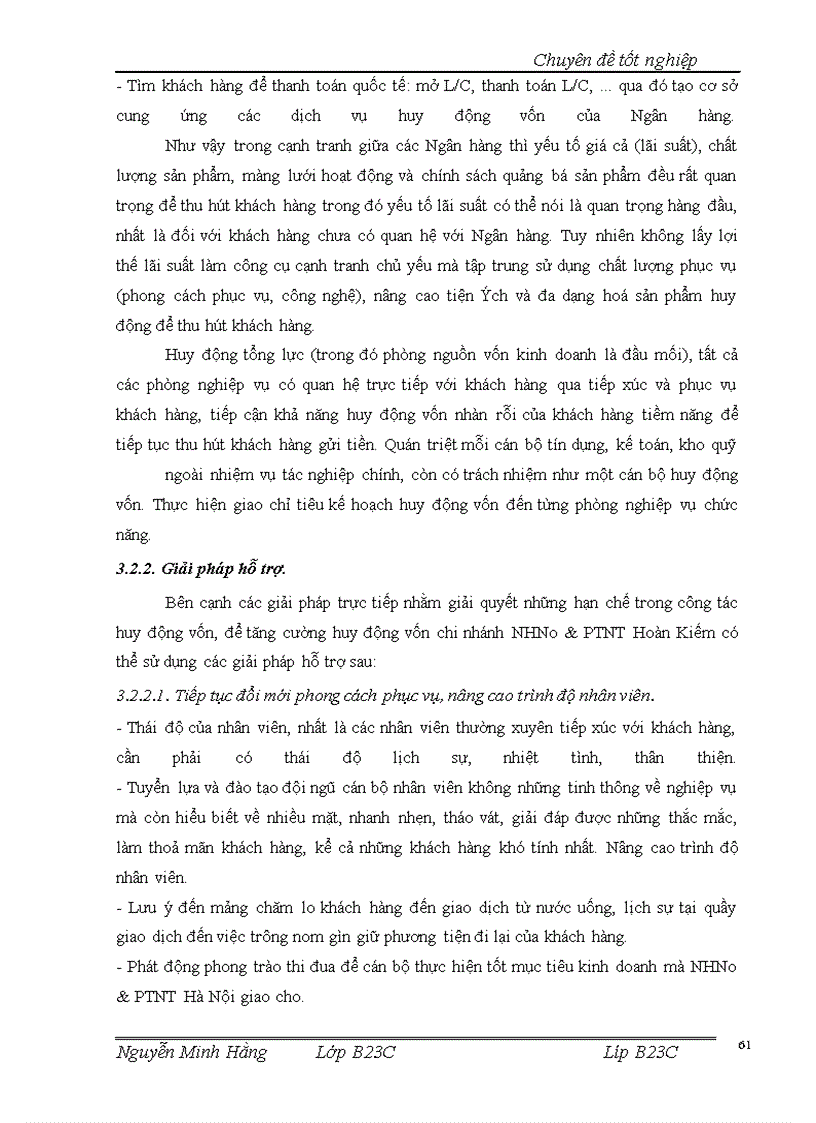 image for page Giải pháp tăng cường huy động vốn tại Chi nhánh Ngân hàng nông nghiệp và phát triển nông thôn Hoàn Kiếm