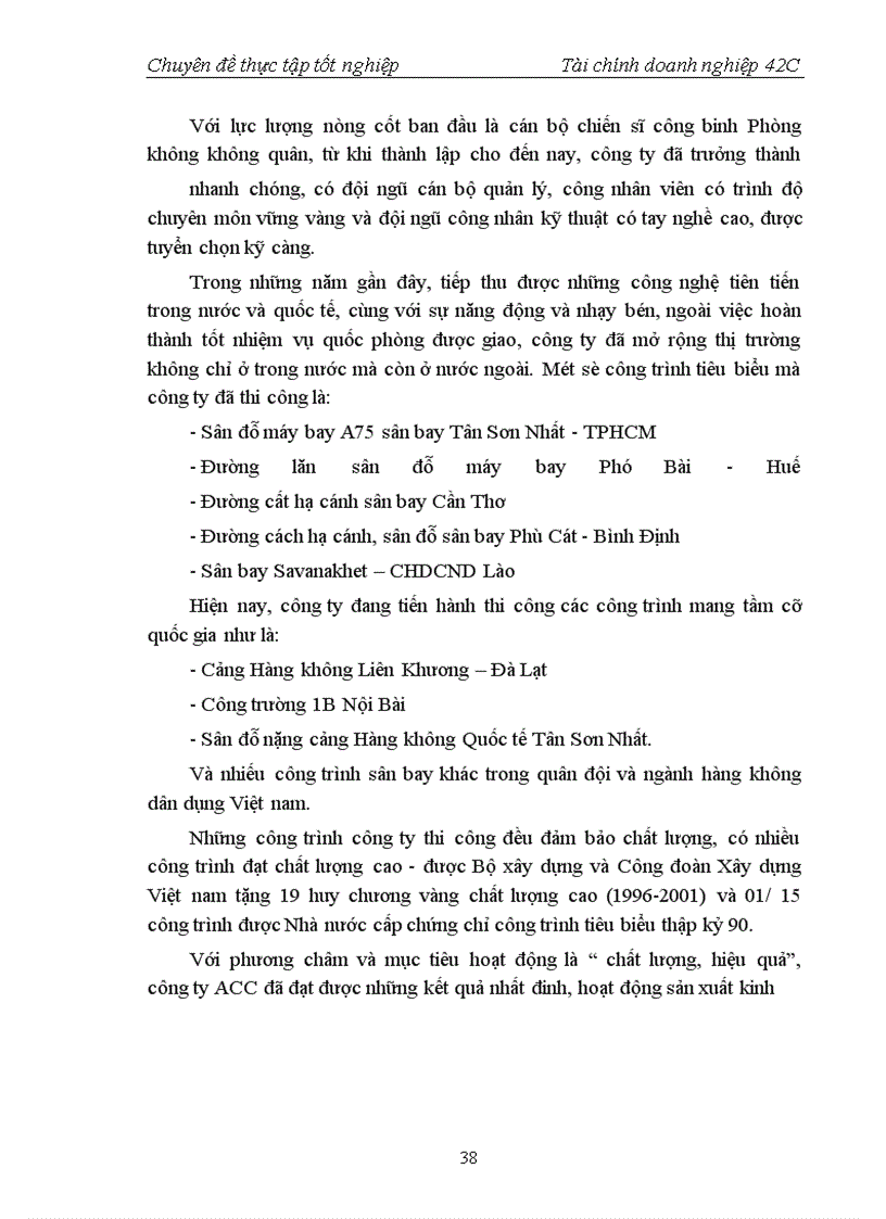 image for page Nâng cao hiệu quả sử dụng vốn trong sản xuất kinh doanh tại Công ty xây dựng công trình hàng không (ACC) thuộc Tổng công ty bay dịch vụ Việt Nam- Bộ Quốc phòng