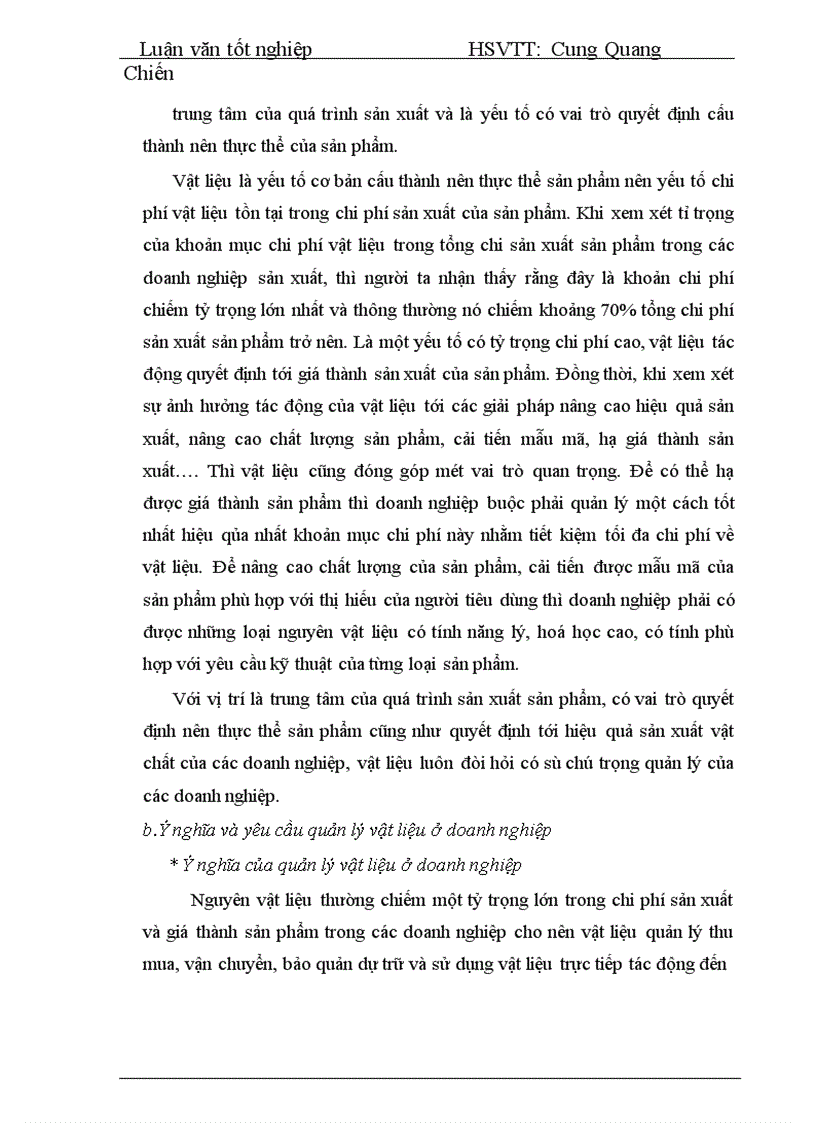 image for page Thực tế công tác kế toán nguyên liệu vật liệu và công cụ dụng cụ tại công ty TNHH SX&DV Thương Mại Hoàng Gia.