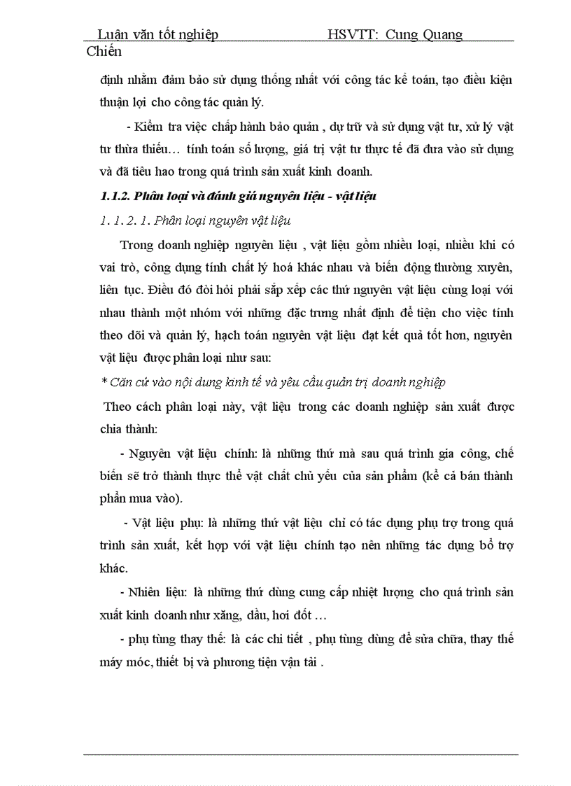 image for page Thực tế công tác kế toán nguyên liệu vật liệu và công cụ dụng cụ tại công ty TNHH SX&DV Thương Mại Hoàng Gia.