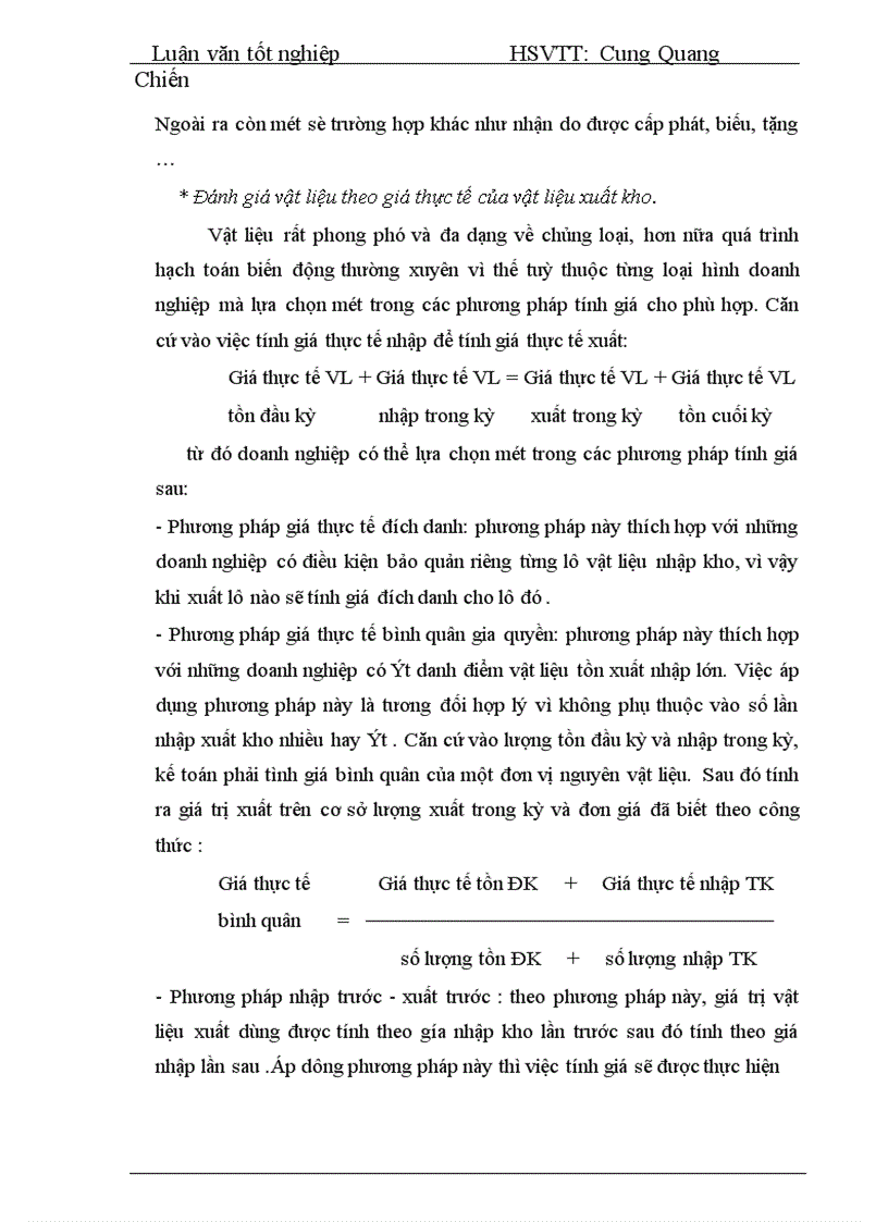 image for page Thực tế công tác kế toán nguyên liệu vật liệu và công cụ dụng cụ tại công ty TNHH SX&DV Thương Mại Hoàng Gia.