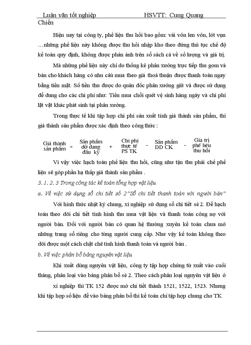 image for page Thực tế công tác kế toán nguyên liệu vật liệu và công cụ dụng cụ tại công ty TNHH SX&DV Thương Mại Hoàng Gia.