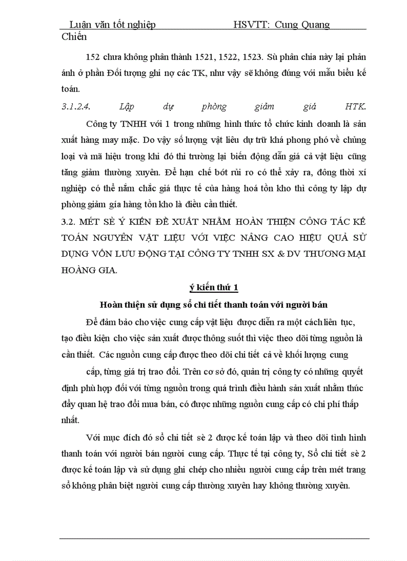 image for page Thực tế công tác kế toán nguyên liệu vật liệu và công cụ dụng cụ tại công ty TNHH SX&DV Thương Mại Hoàng Gia.