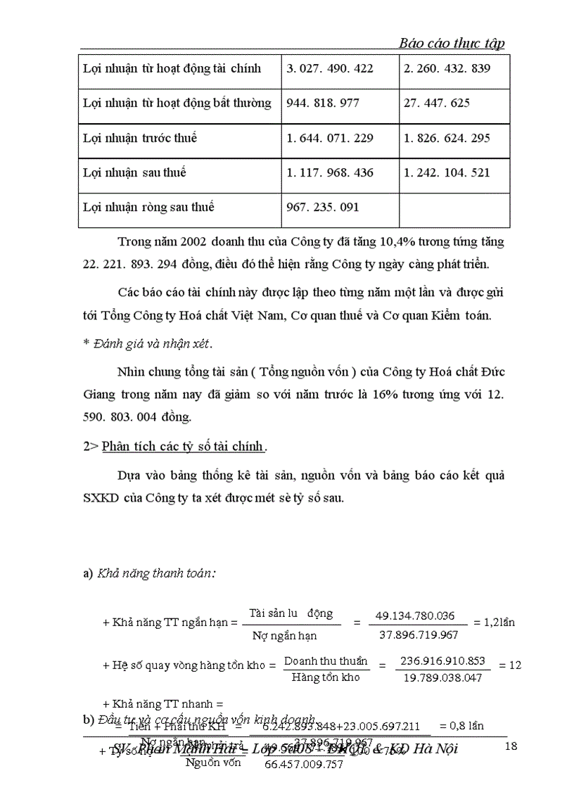 image for page Báo cáo thực tập tại Công ty Hoá chất Đức Giang