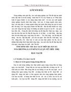 Vấn đề về tiêu thụ rau sạch