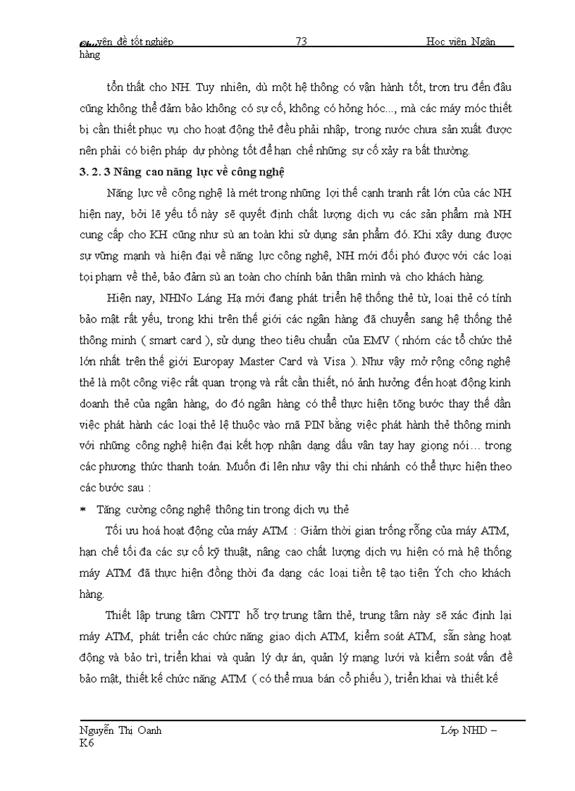 image for page Giảỉ pháp thúc đẩy nghiệp vụ phát hành và thanh toán thẻ tại NHNo&PTNT Láng Hạ