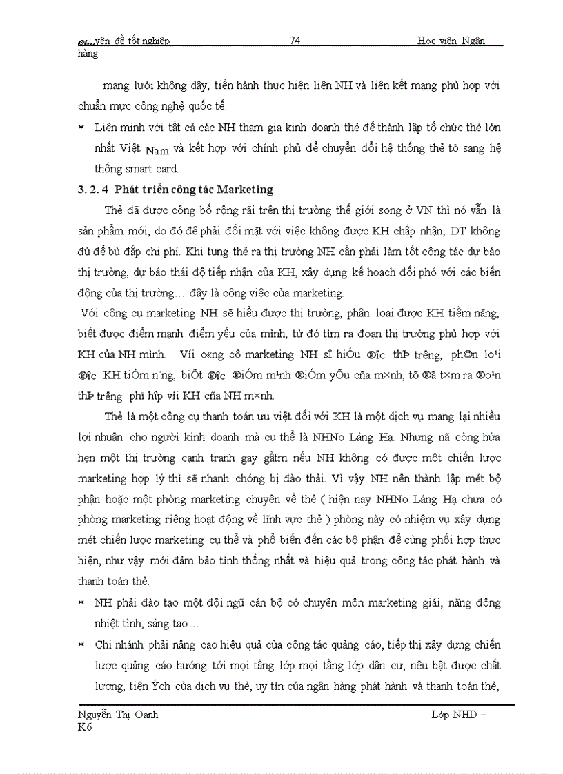 image for page Giảỉ pháp thúc đẩy nghiệp vụ phát hành và thanh toán thẻ tại NHNo&PTNT Láng Hạ