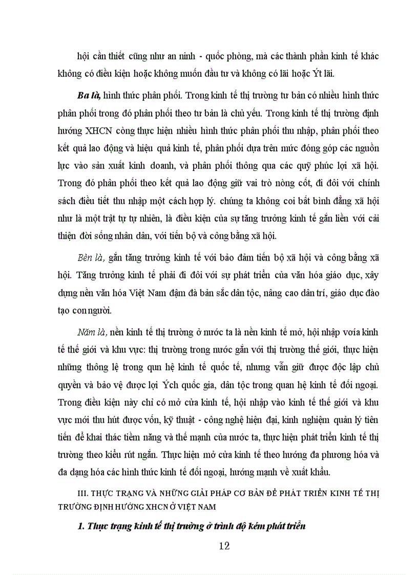 image for page Những đặc điểm cơ bản của nền kinh tế thị trường định hướng XHCN ở Việt Nam