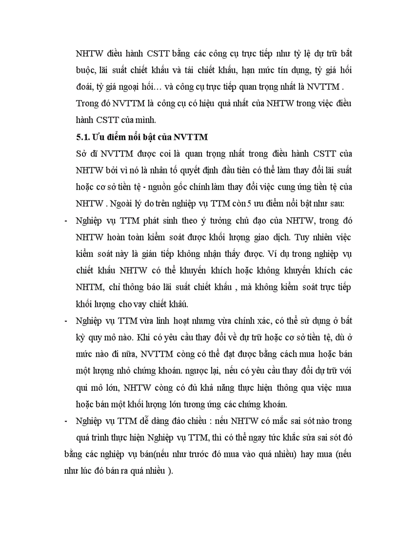 image for page Thực trạng hoạt động thị trường mở ở việt nam hiện nay