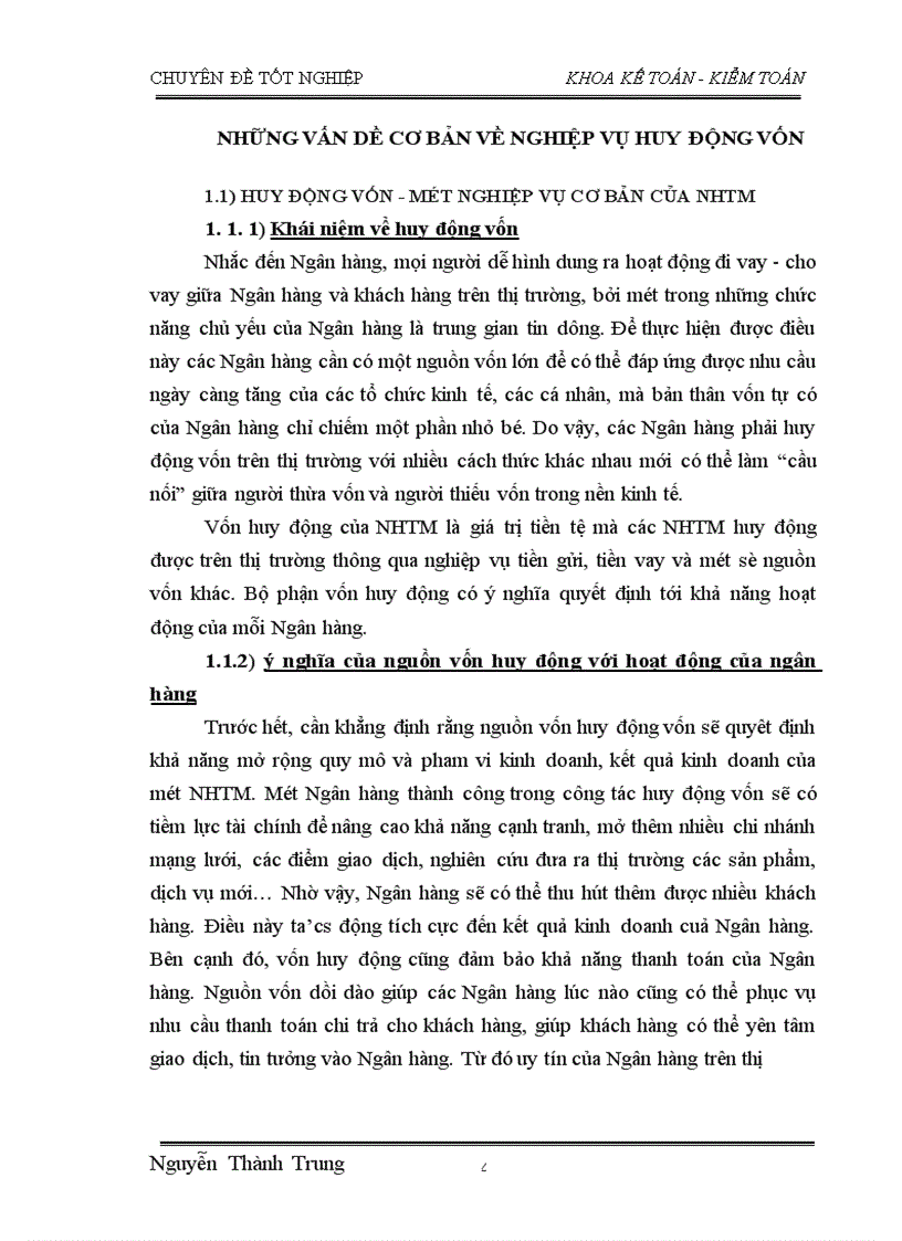 image for page Thực trạng và giải pháp nhằm nâng cao hiệu quả nghiệp vụ huy động vốn tại sở giao dịch-thăng long Nhtm cp nam á
