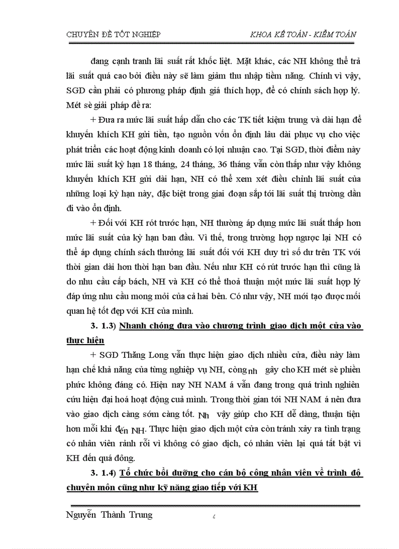 image for page Thực trạng và giải pháp nhằm nâng cao hiệu quả nghiệp vụ huy động vốn tại sở giao dịch-thăng long Nhtm cp nam á