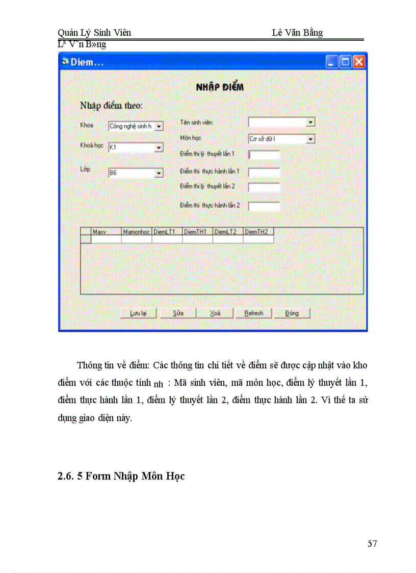 image for page Quản lý sinh viên