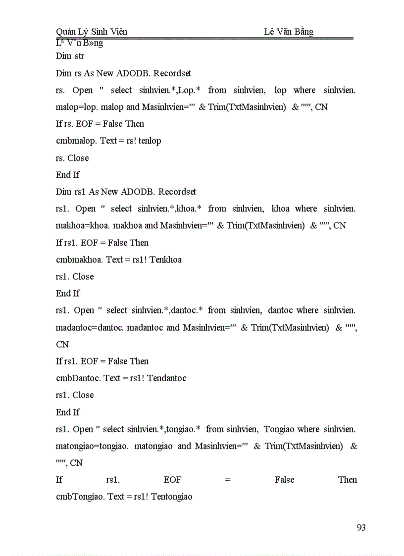 image for page Quản lý sinh viên