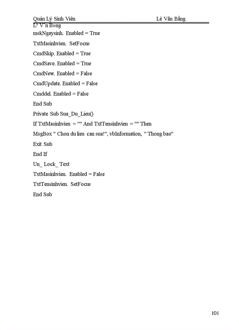 image for page Quản lý sinh viên