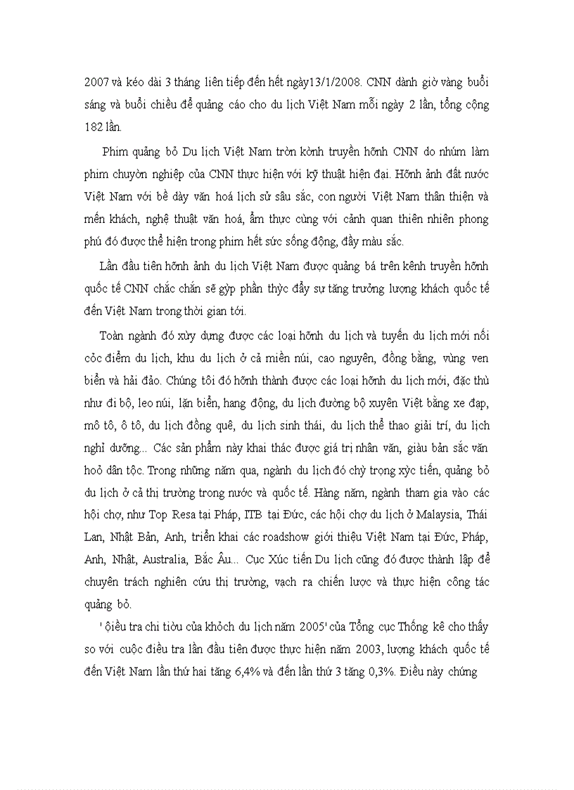 image for page Tình hình du lịch và một số loại hình du lịch chủ yếu đang phát triển ở nước ta hiện nay