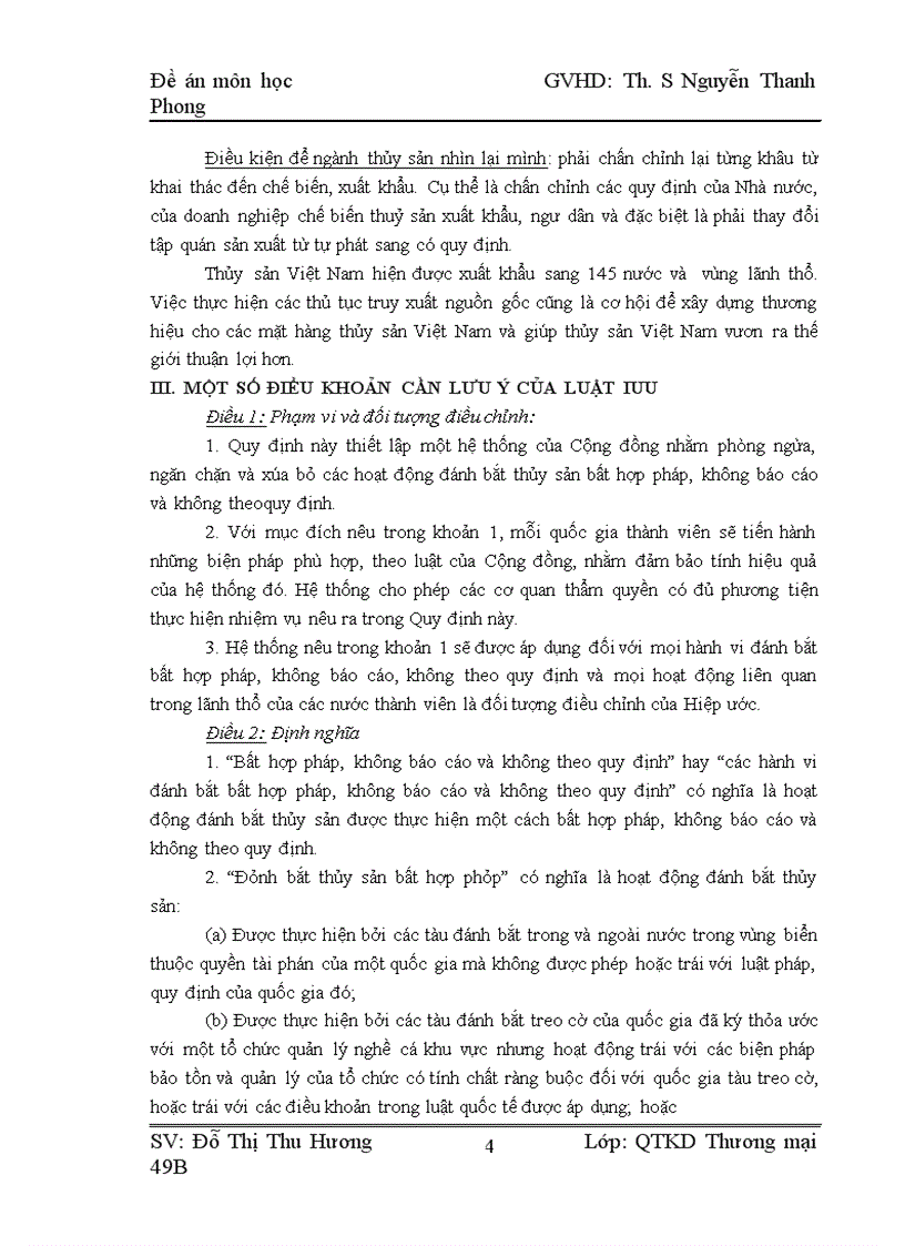 image for page Tỏc động của Luật IUU đến xuất khẩu thủy sản của Việt Nam vào thị trường EU