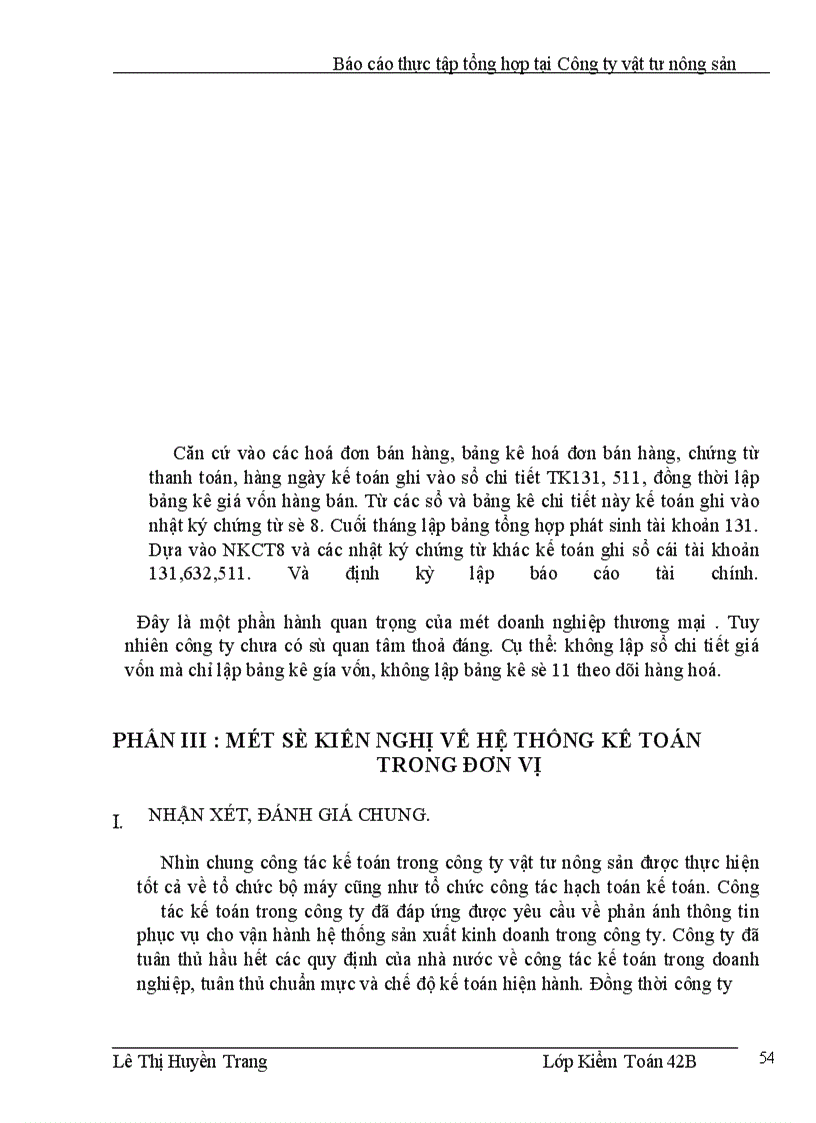 image for page Thực tập tổng hợp tại Công ty vật tư nông sản