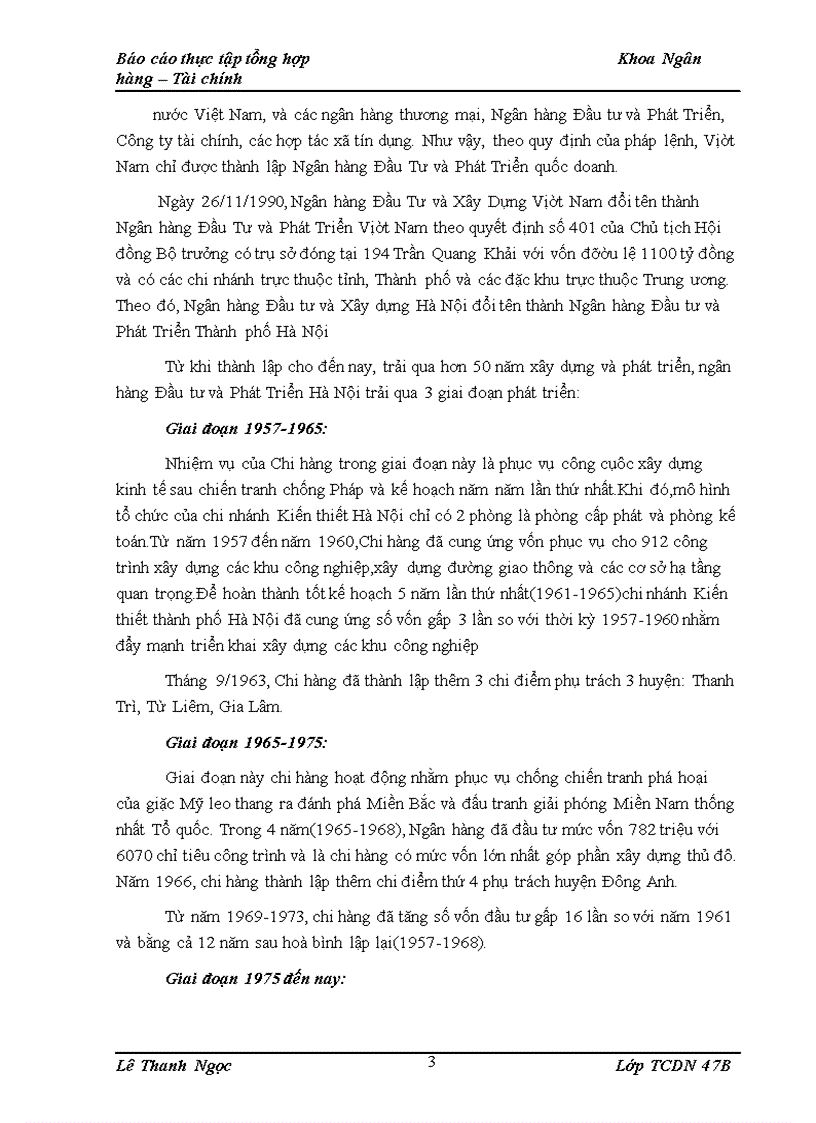 image for page Tình hình hoạt động của chi nhánh ngân hàng đầu tư và phát triển những năm gần đây