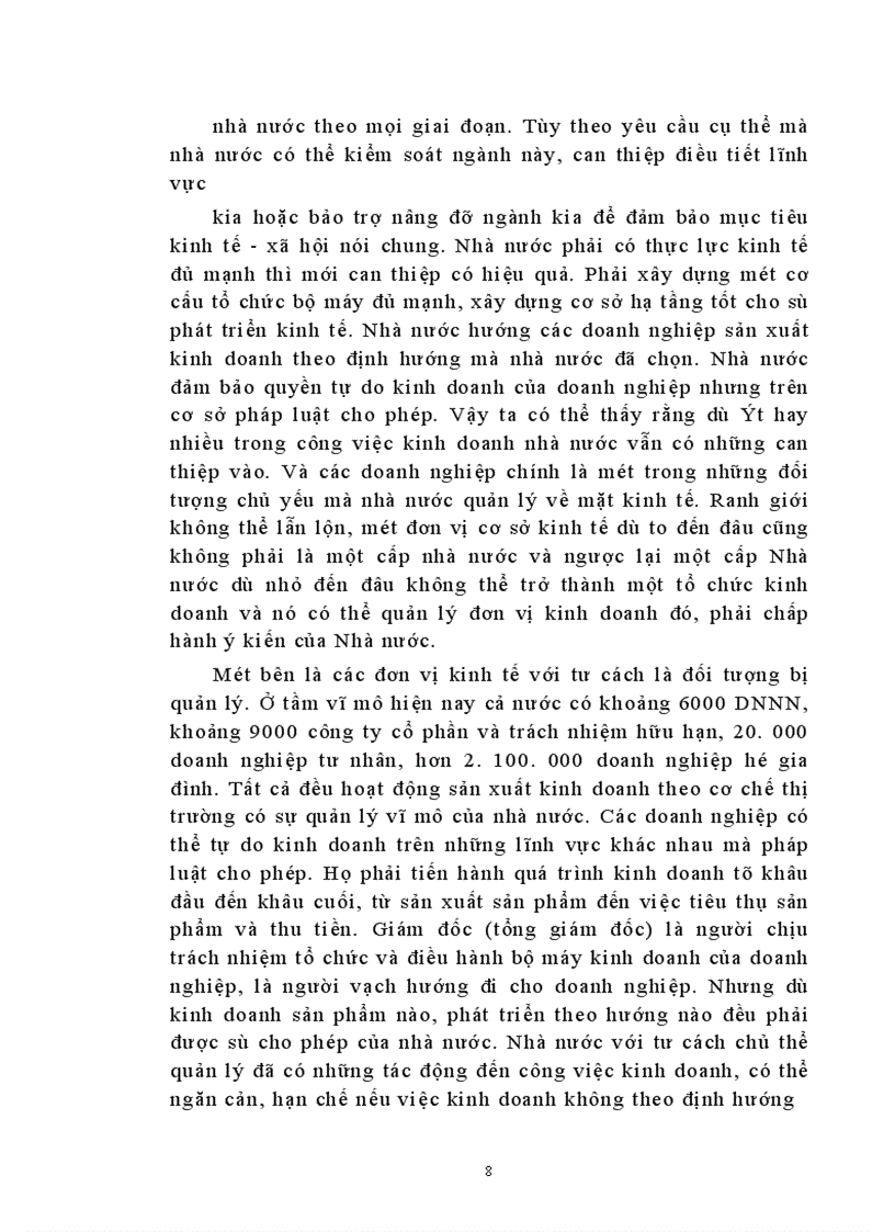 image for page Quan điểm về việc phân định chức năng quản lý về kinh tế của nhà nước và chức năng kinh doanh.