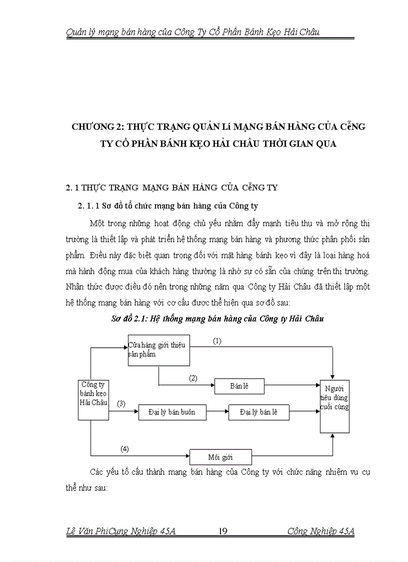 image for page Quản lý mạng bán hàng của Công Ty Cổ Phần bánh Kẹo Hải Châu