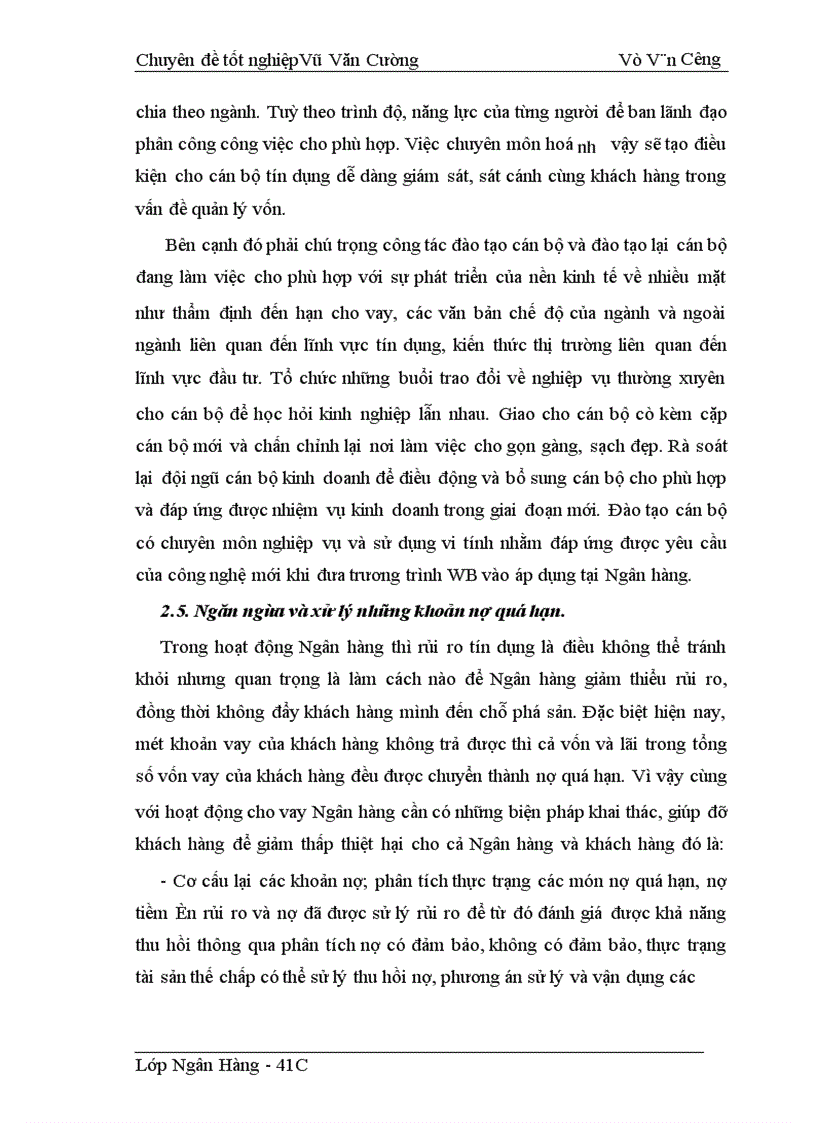 image for page Giải pháp nâng cao chất lượng tín dụng trung và dài hạn tại Ngân Hàng Nông nghiệp và Phát triển nông thôn Hà Nội