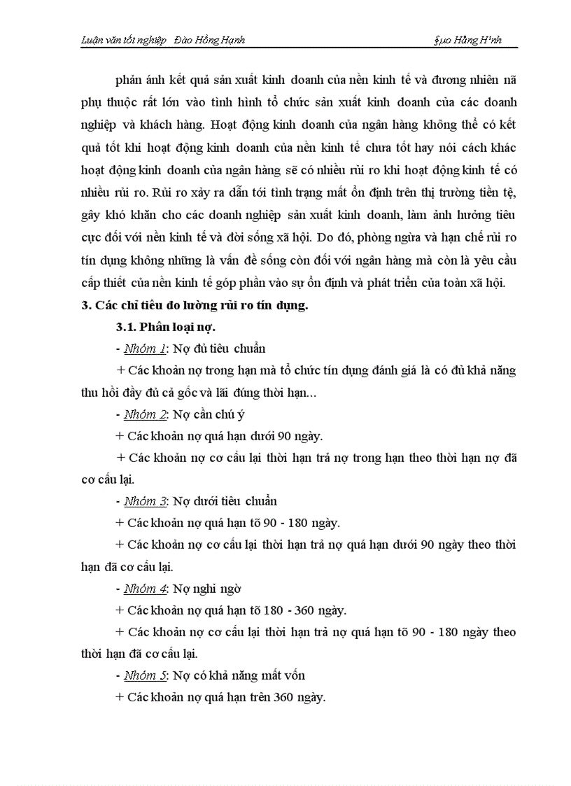 image for page Một số giải pháp phòng ngừa và hạn chế rủi ro tín dụng tại Ngân Hàng Nông nghiệp và Phát triển nông thôn Hà Nội