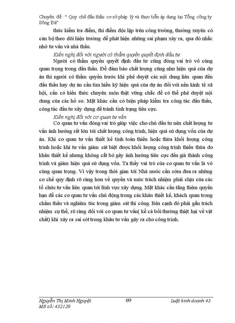 image for page Quy chế đấu thầu cơ sở pháp lý và thực tiễn áp dụng tại Tổng công ty Sông Đà