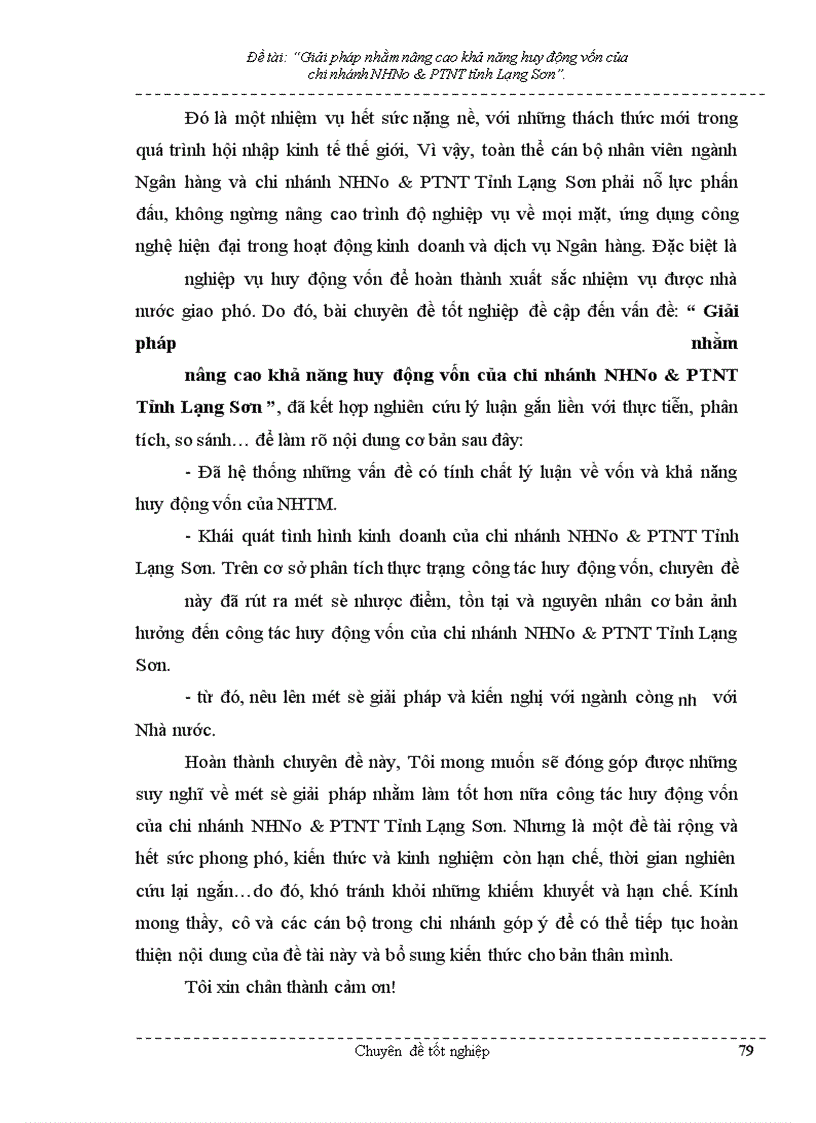 image for page Giải pháp nhằm nâng cao hiệu quả huy động vốn tại chi nhánh Ngân Hàng Nông nghiệp và Phát triển nông thôn Tỉnh Lạng Sơn