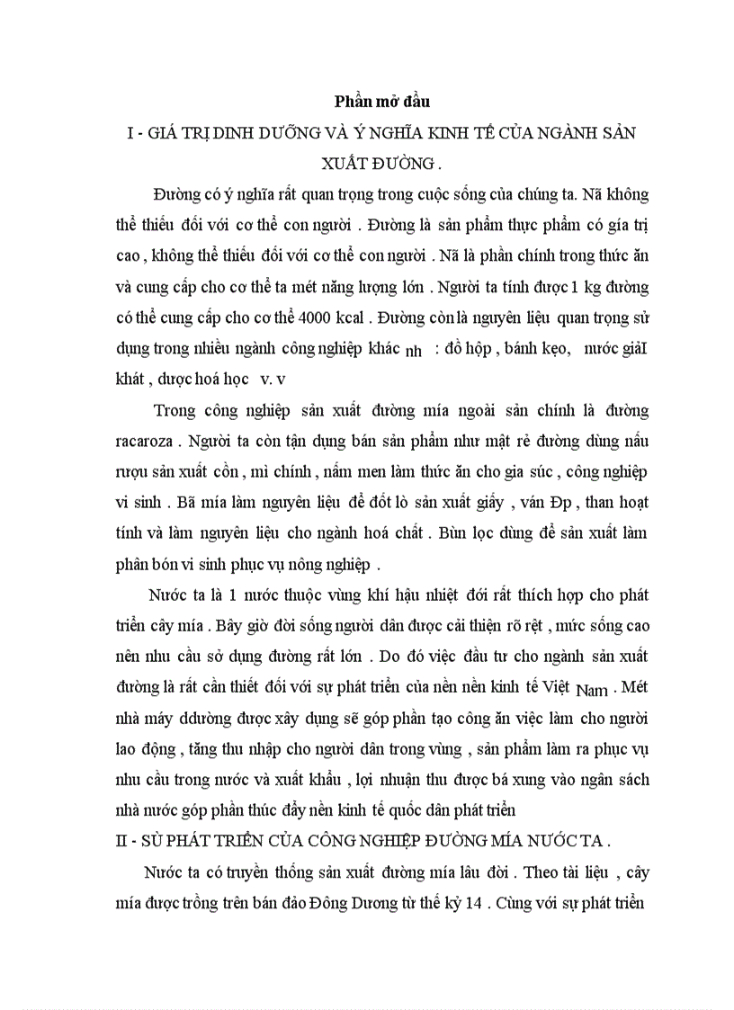 image for page Đồ án: xây dựng nhà máy sản xuất đường mía