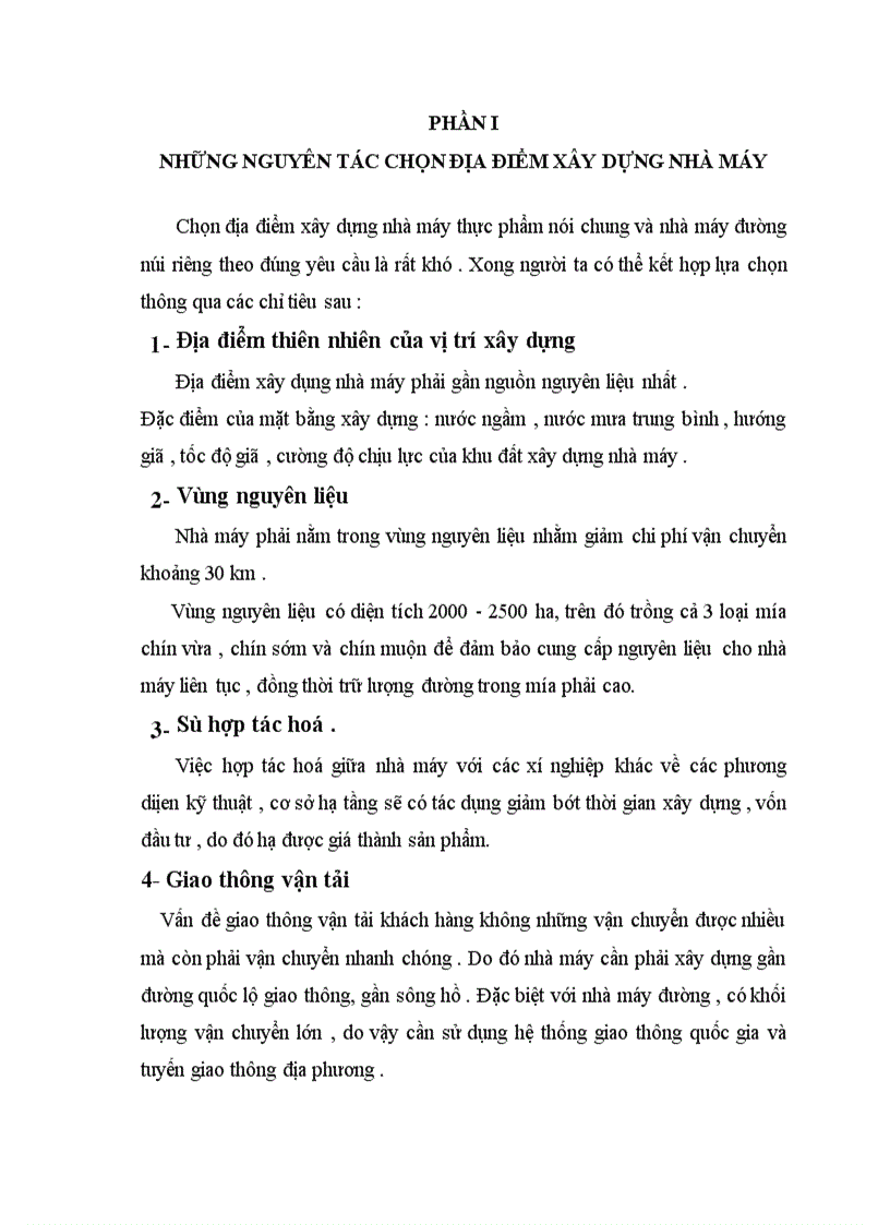 image for page Đồ án: xây dựng nhà máy sản xuất đường mía