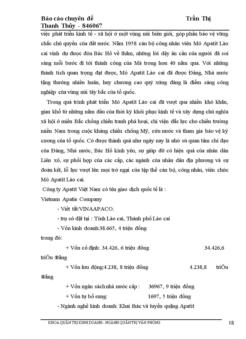 image for page Một số ý kiến nhằm nâng cao chất lượng công tác văn phòng ở Công ty Apatít Việt Nam
