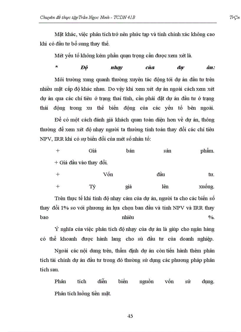 image for page Thẩm định dự án đầu tư của ngân hàng thương mại